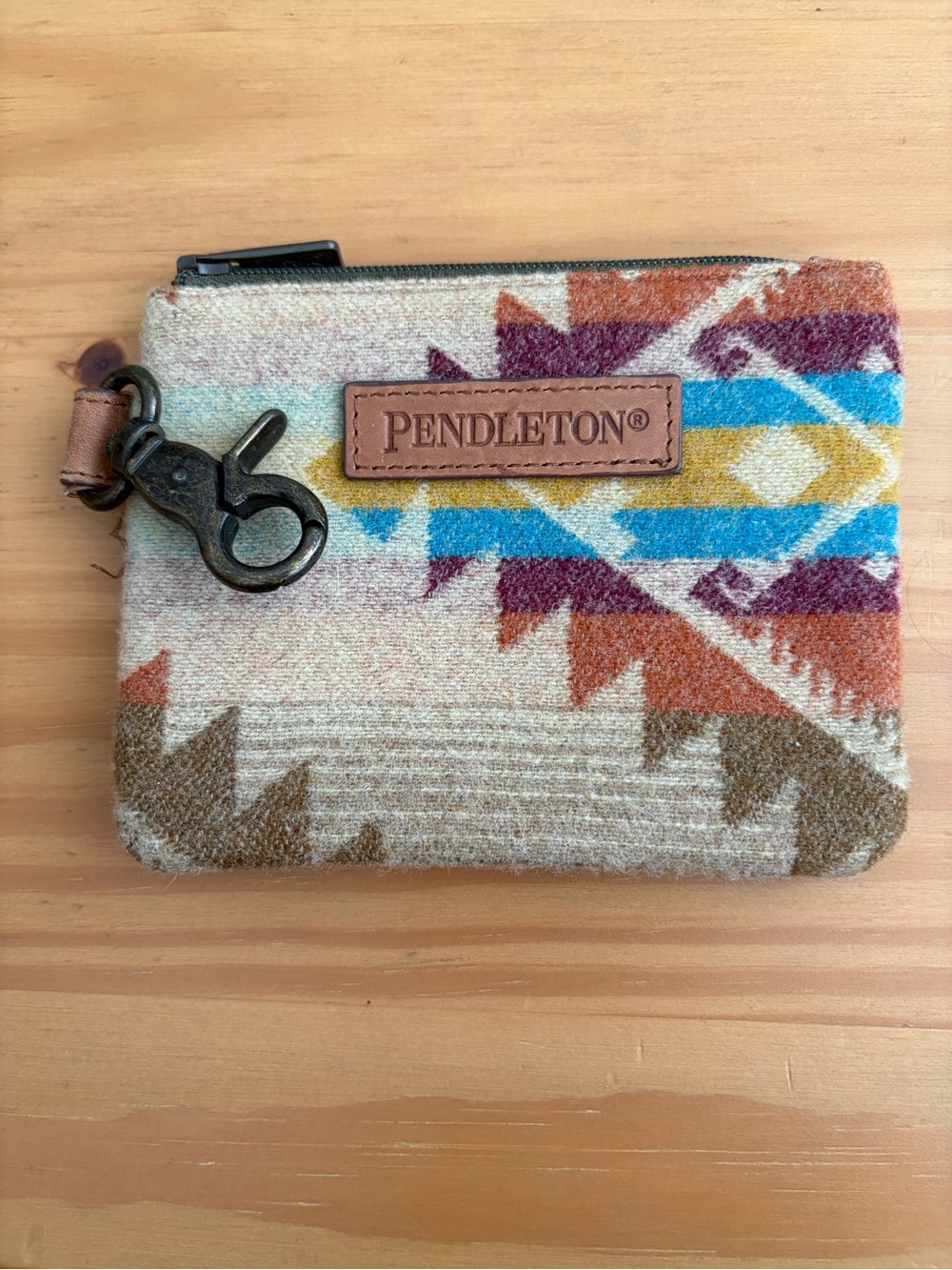 Pendleton Wool Zip ID Pouch